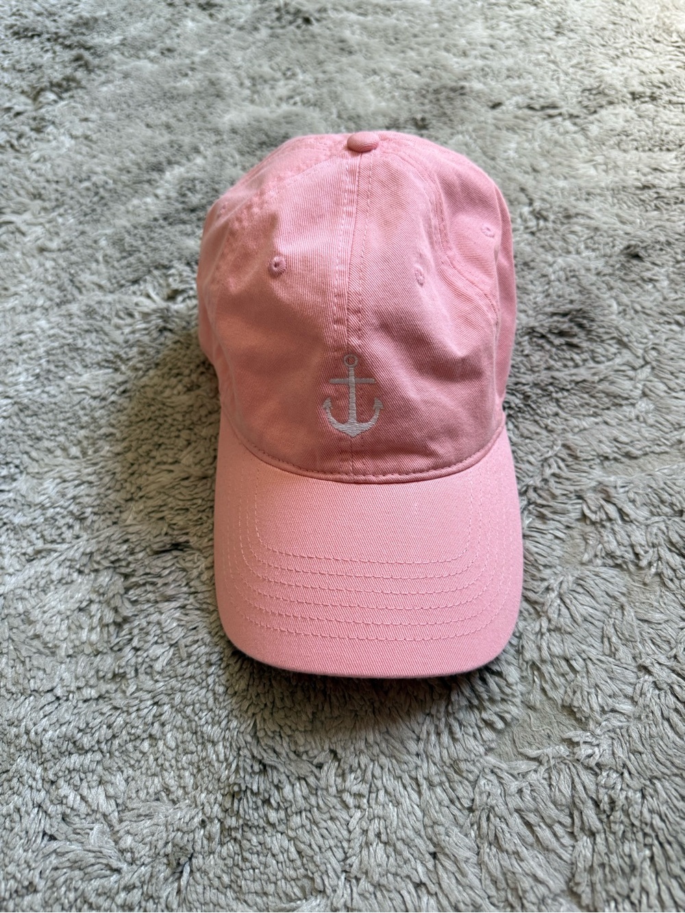 Pink sailing crew anchor hat new